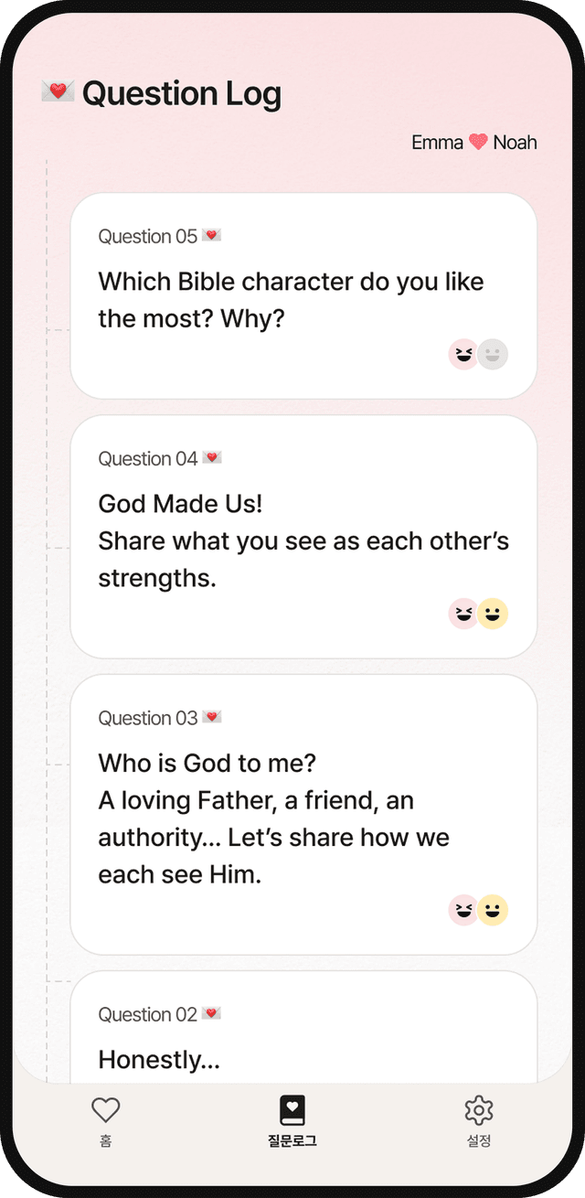 Question List Screen